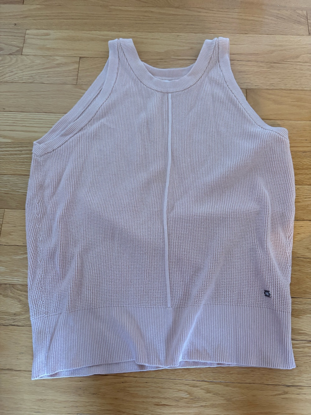 XL Light Pink Women’s Waffle Knit Tank